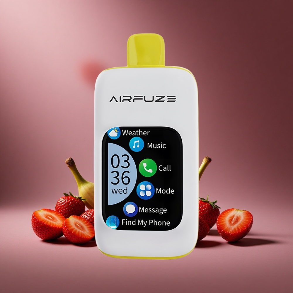 Erdbeere-Banane AirFuze Smart 30000 Puffs Österreich Großhandel 5% Nikotin 900mAh