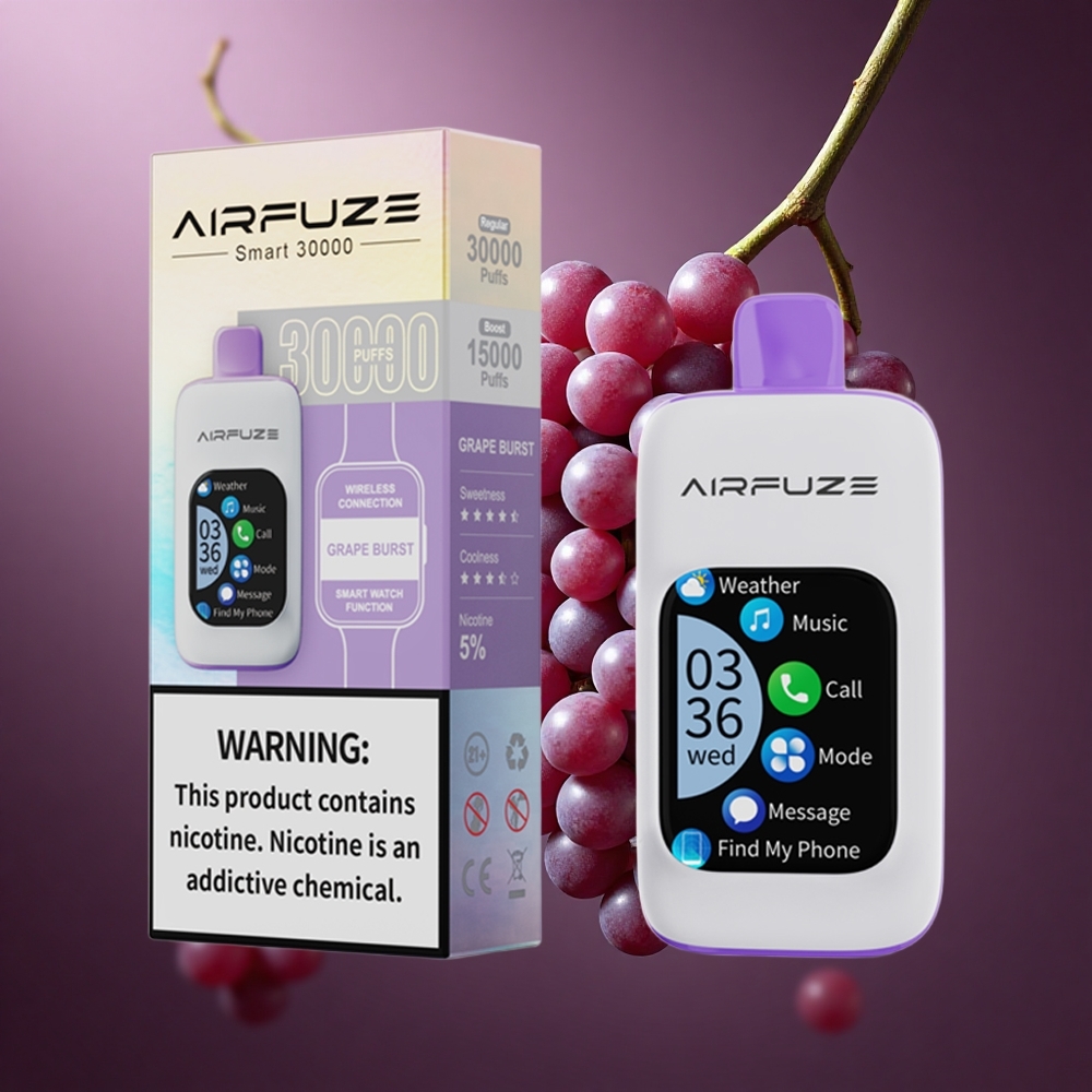 Trauben-Explosion AirFuze Smart 30000 Puffs Österreich Großhandel 5% Nikotin 900mAh