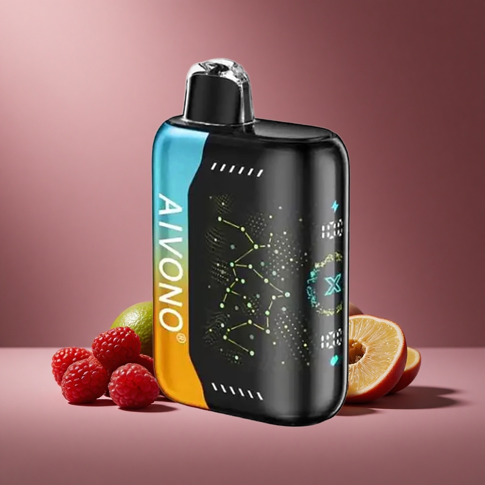 Himbeere Pfirsich Limette Aivono AIM BOOM 25000 Puffs 28ml E-Liquid Österreich Großhandel