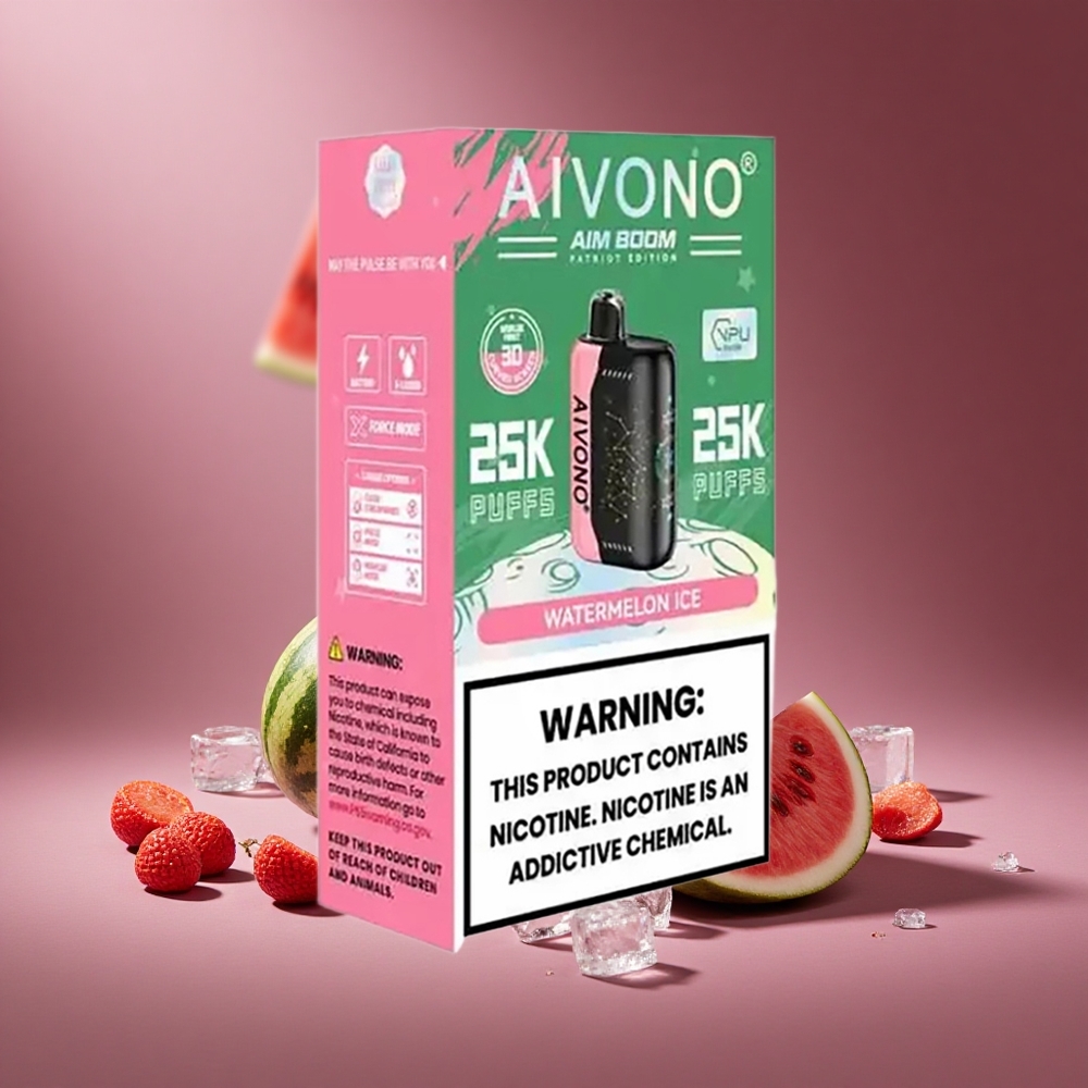 Wassermelone-Eis Aivono AIM BOOM 25000 Puffs Österreich Großhandel 28ml E-Liquid Kapazität