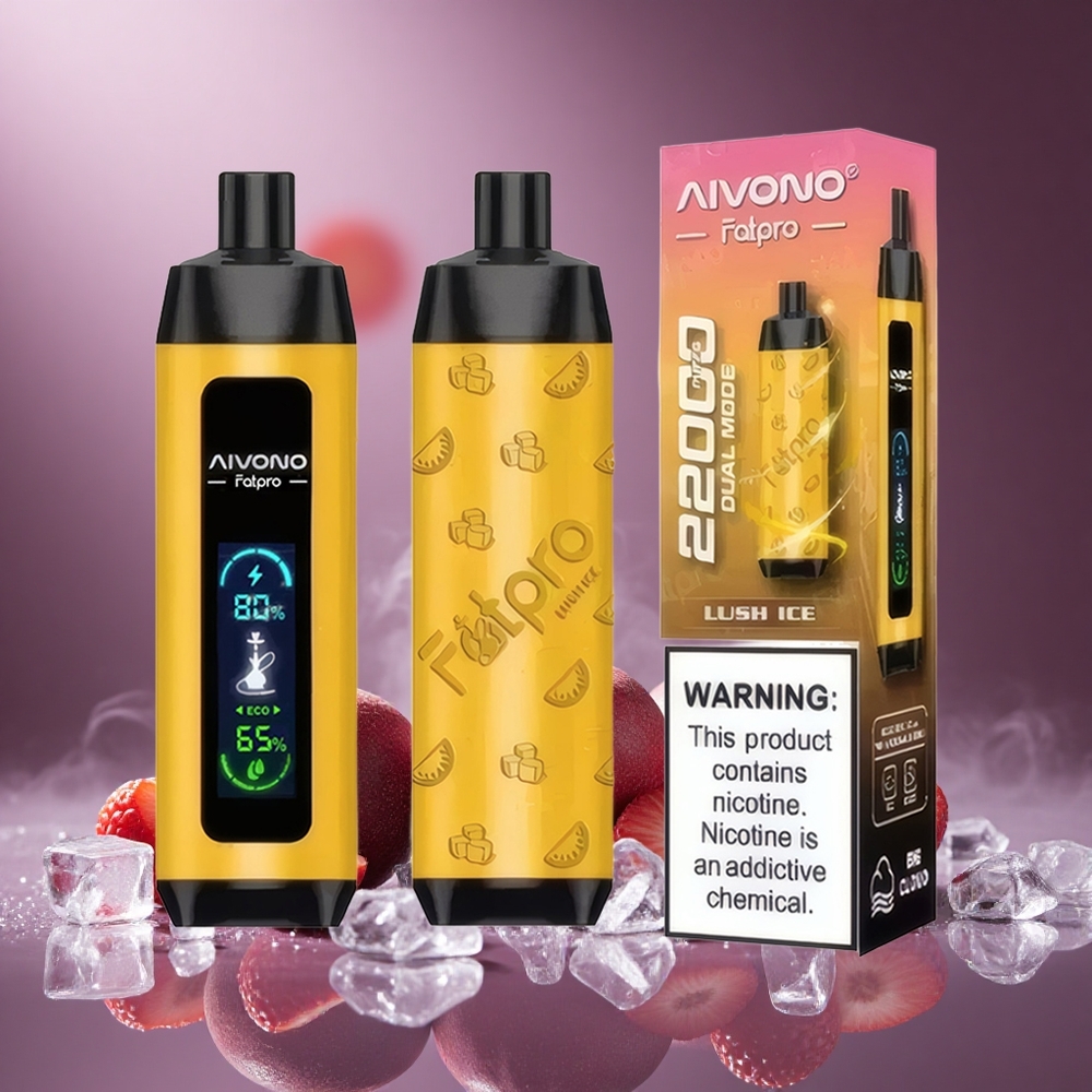 Erfrischende Eis-Kombination Aivono AIM FATPRO 22000 Puffs Österreich Großhandel 28ml E-Liquid 10 Geschmacksrichtungen