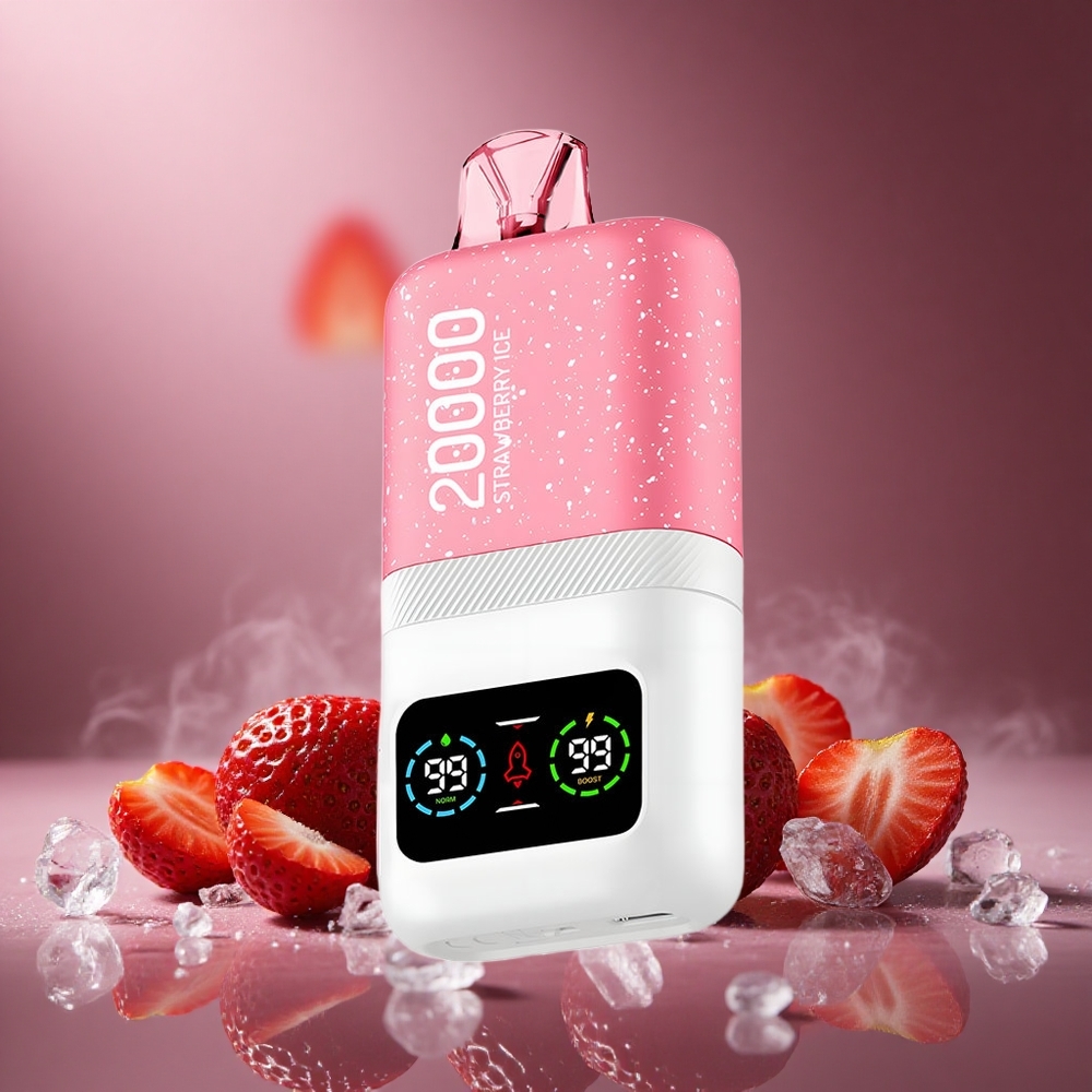 Erdbeer-Eis Aivono AIM MAGIC 20000 Puffs Österreich Großhandel Dual Mesh Coils Typ-C