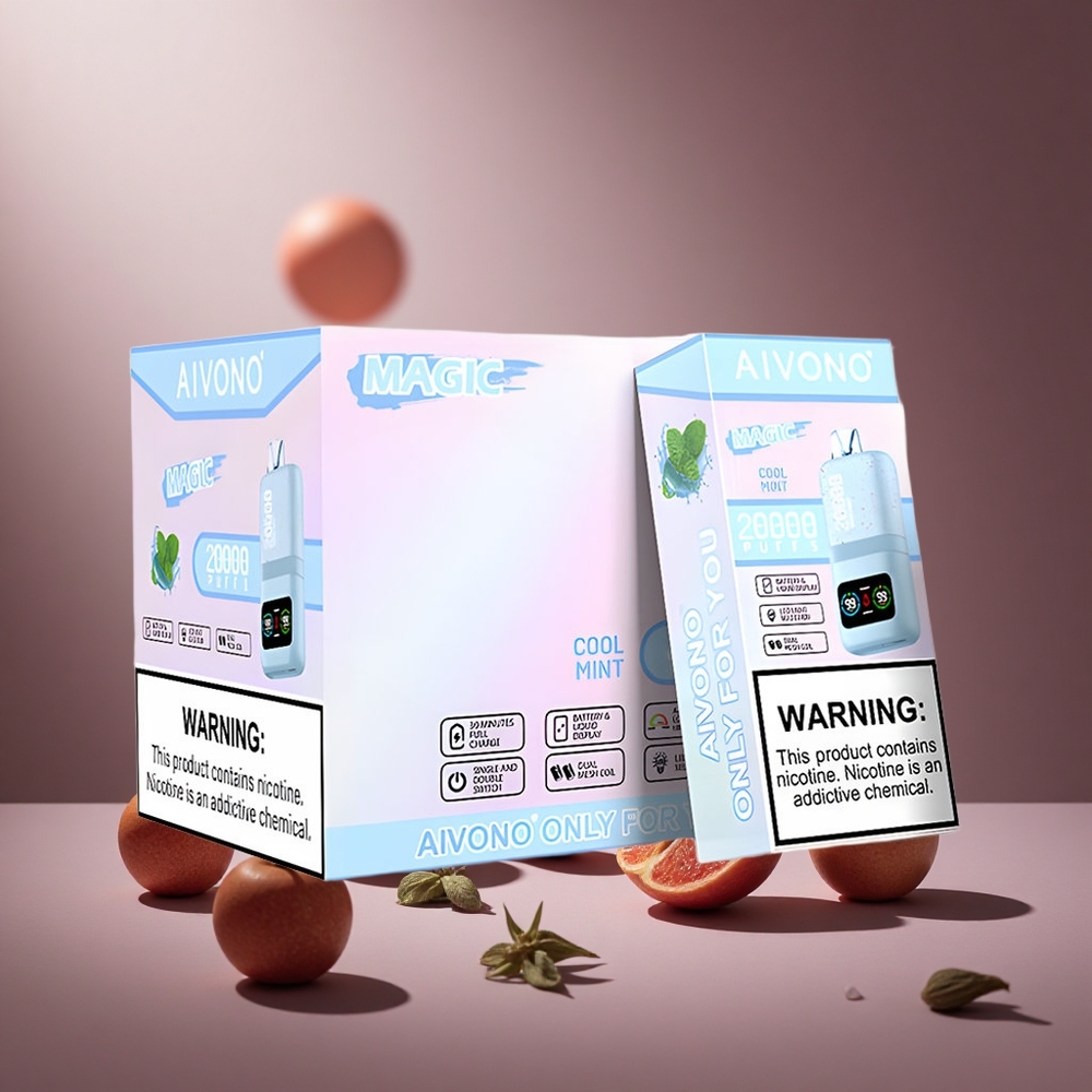 Kühle Minze Aivono AIM MAGIC 20000 Puffs Österreich Großhandel 26ml E-Liquid Dual Mesh Coils