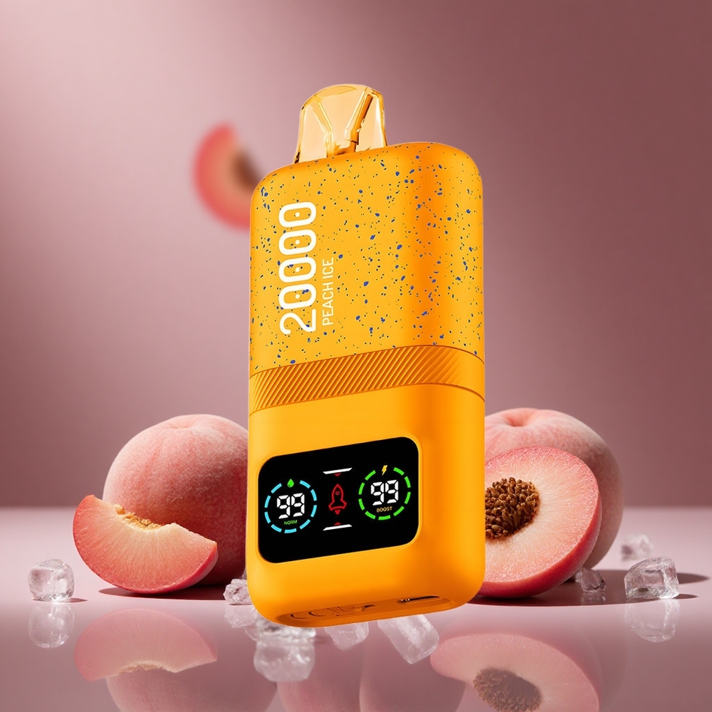 Pfirsich-Eis Aivono AIM MAGIC 20000 Puffs Österreich Großhandel Dual Mesh Coils Typ-C