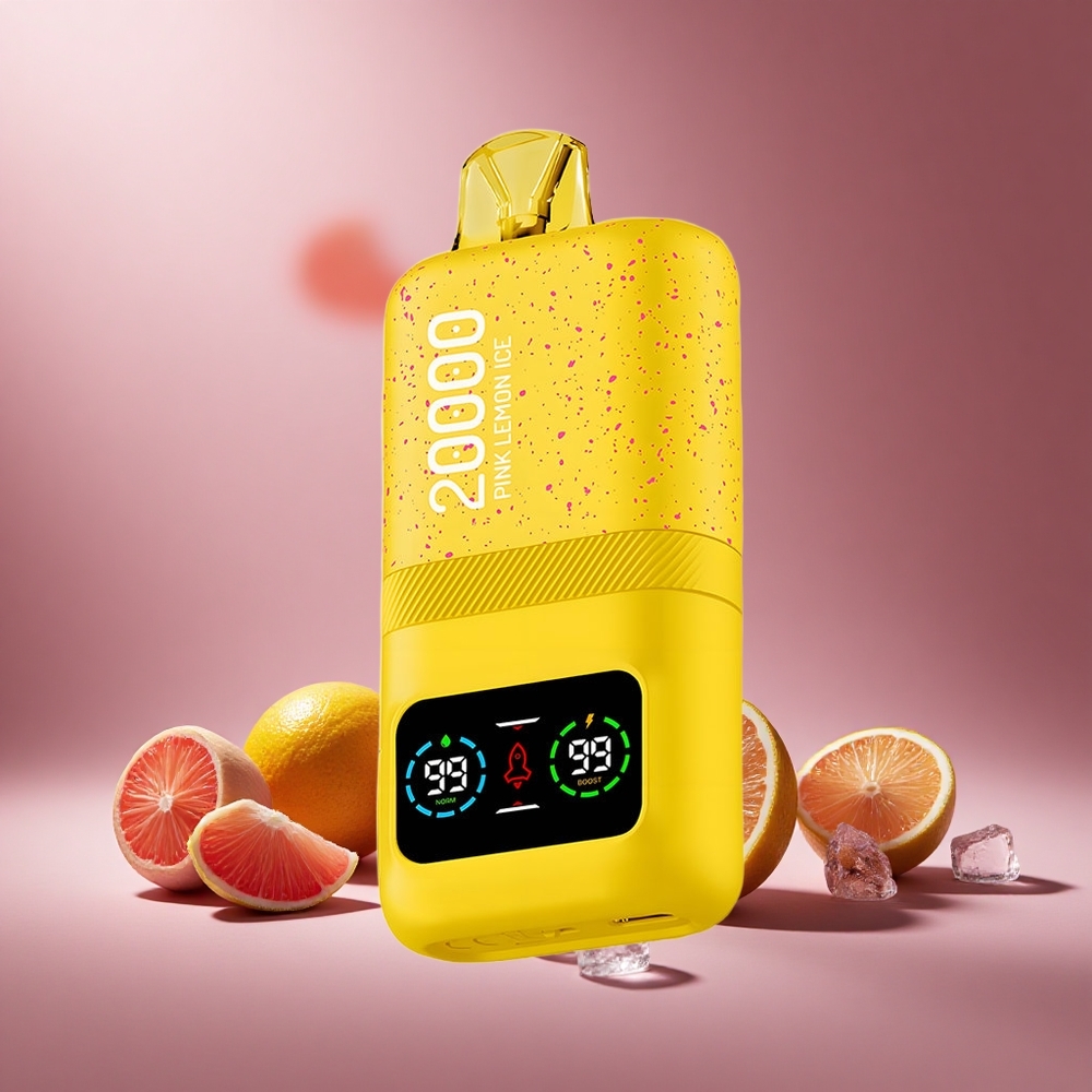 Pink Zitrone Eis Aivono AIM MAGIC 20000 Puffs Österreich Großhandel Dual Mesh Coils LCD