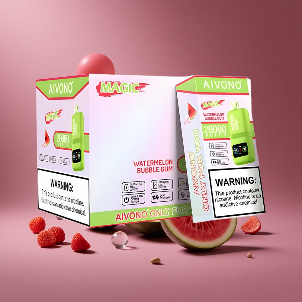 Wassermelone Bubblegum Aivono AIM MAGIC 20000 Puffs Österreich Großhandel Dual Mesh Coils