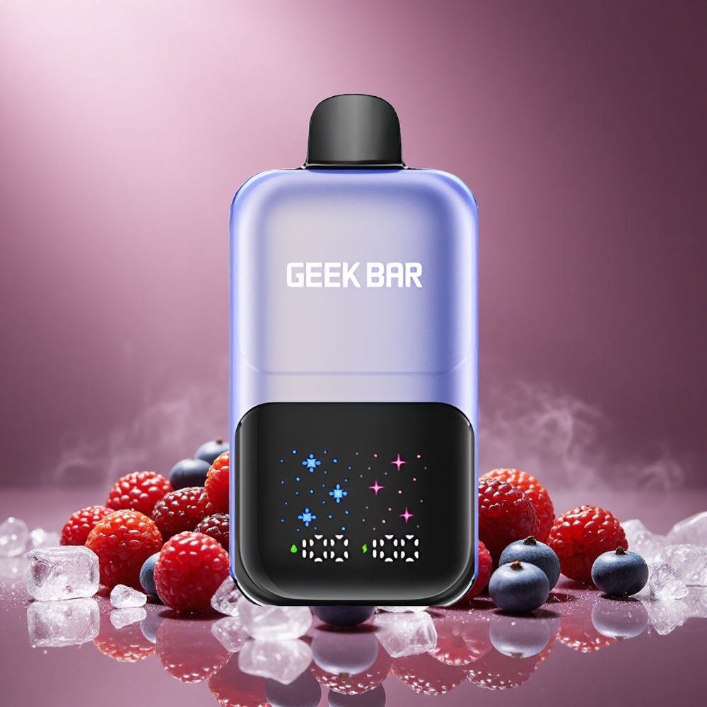 Beerenmix Eis GEEK BAR 2GO Serie Bis Zu 50000 Puffs Österreich Großhandel Dual Tank 20ml