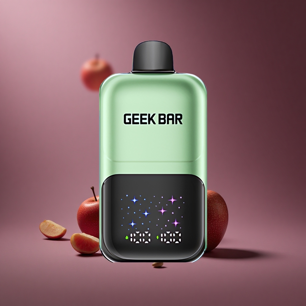 Doppelapfel A&B GEEK BAR 2GO 50000 Puffs Österreich Großhandel 20ml Dual-Tank mit interaktivem Display