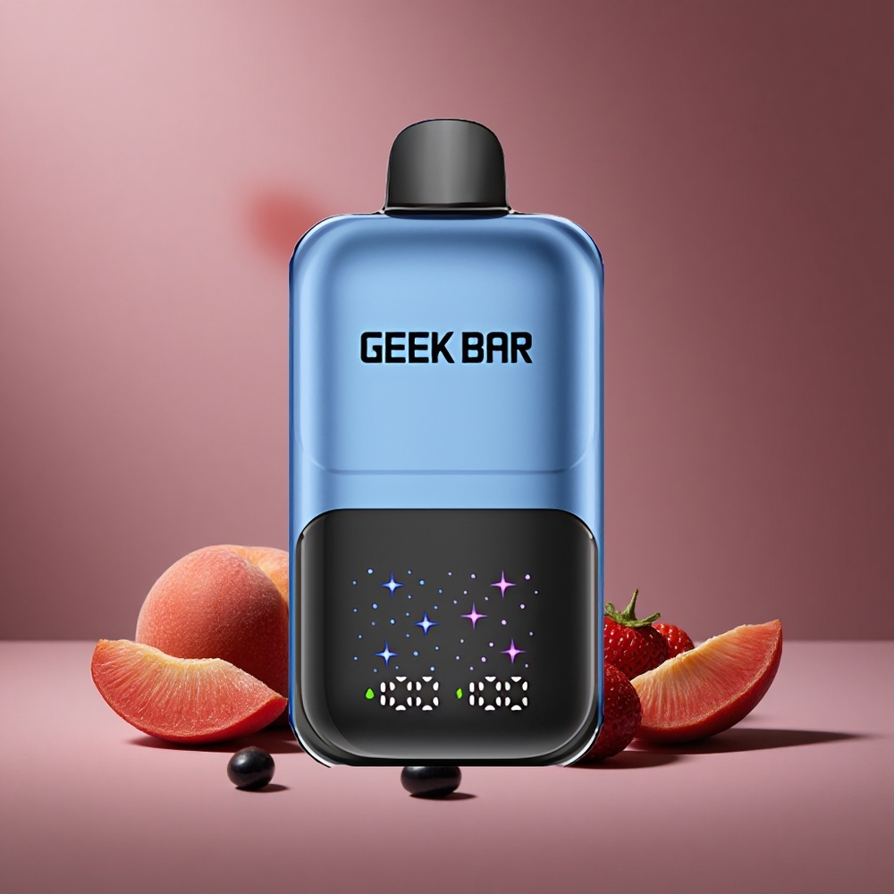 Pfirsich & Beeren GEEK BAR 2GO Serie 50000 Züge Österreich Großhandel Dual Tank 20ml