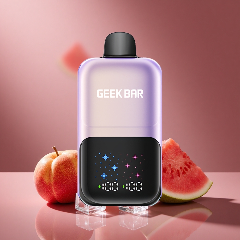 Pfirsich Mango Wassermelone Eis GEEK BAR 2GO Two Series 50000 Züge Österreich Großhandel Dual Tank 20mL