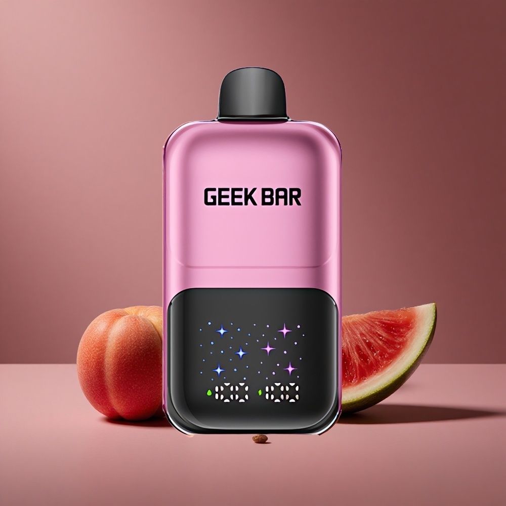 Pfirsich & Wassermelone GEEK BAR 2GO Two Series 50000 Züge Österreich Großhandel Dual Tank 20mL