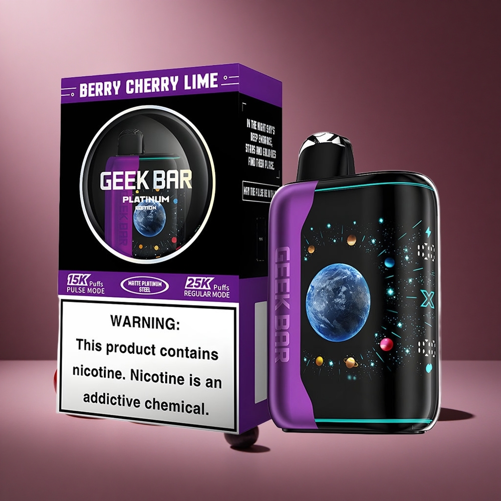 Beere-Kirsche-Limonade GEEK BAR Platinum Edition 25000 Züge Österreich Großhandel Dual Mesh Coil