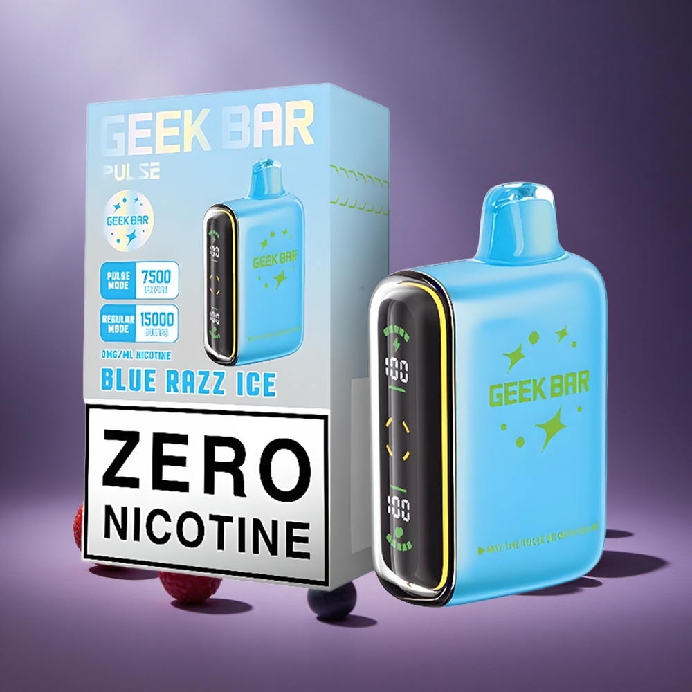 Erdbeer-Minze Geek Bar Pulse 15.000 Züge Österreich Großhandel 16ML 5% Nikotin