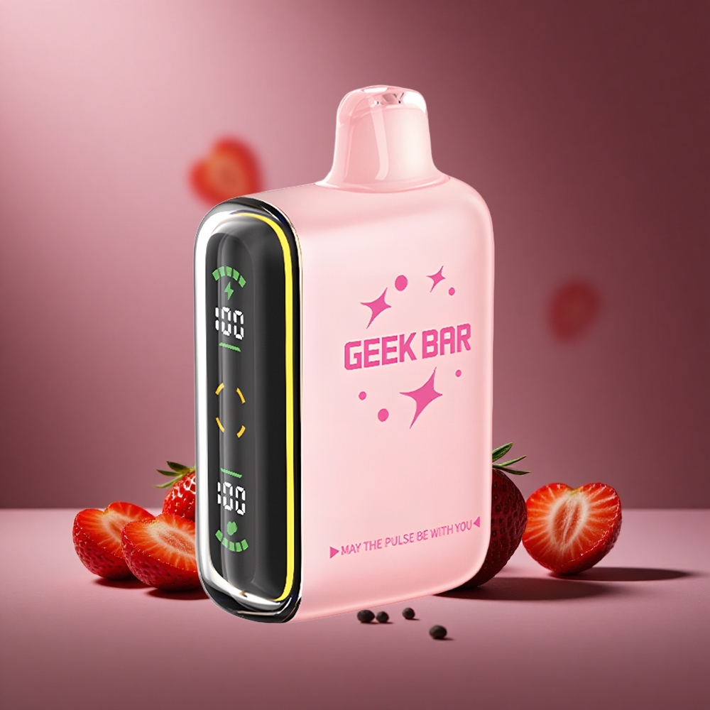 Erdbeer-Minze Geek Bar Pulse 15.000 Züge Österreich Großhandel 16ML 5% Nikotin