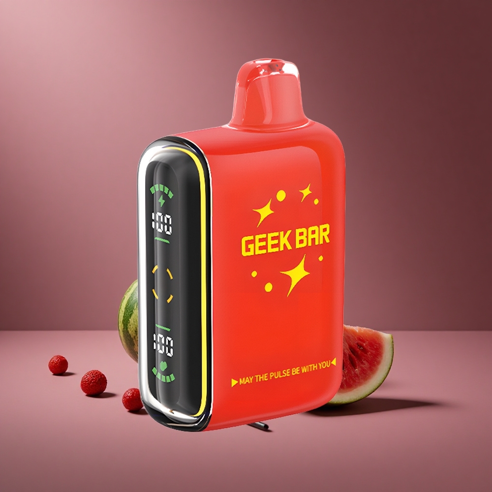 Erdbeer-Minze Geek Bar Pulse 15.000 Züge Österreich Großhandel 16ML 5% Nikotin