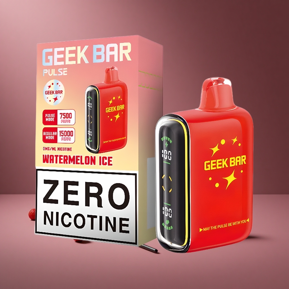 Erdbeer-Minze Geek Bar Pulse 15.000 Züge Österreich Großhandel 16ML 5% Nikotin