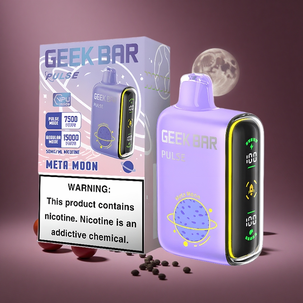 Planeten-Aroma Geek Bar Pulse 15.000 Züge Österreich Großhandel mit 16ML E-Liquid und USB Type-C