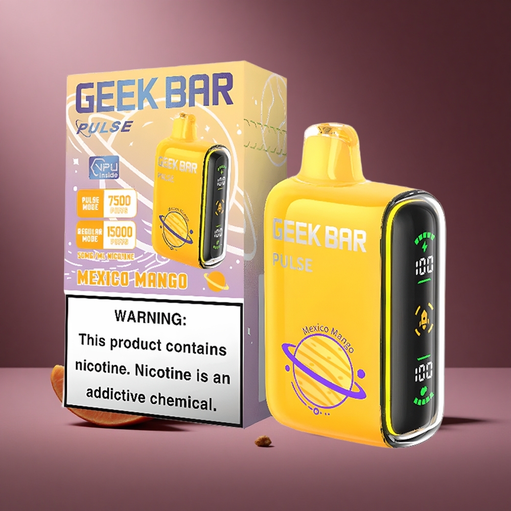 Planeten-Aroma Geek Bar Pulse 15.000 Züge Österreich Großhandel mit 16ML E-Liquid und USB Type-C