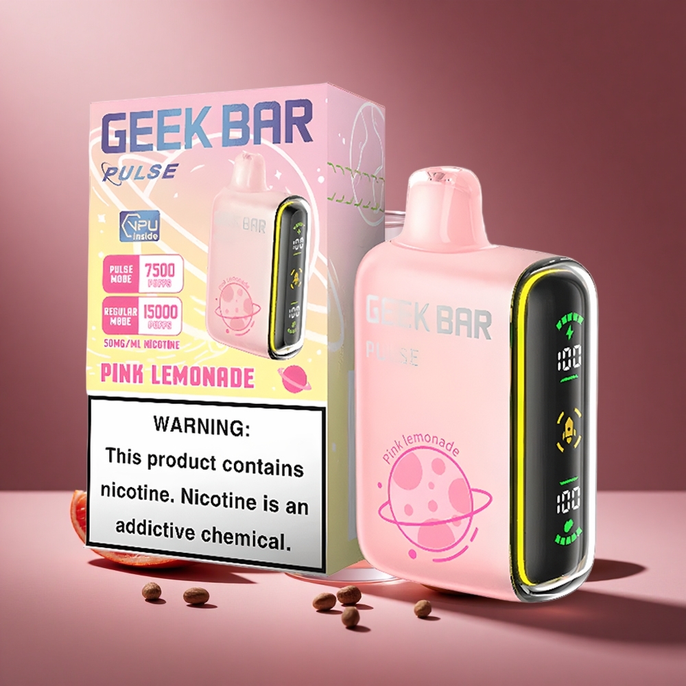 Planeten-Aroma Geek Bar Pulse 15.000 Züge Österreich Großhandel mit 16ML E-Liquid und USB Type-C