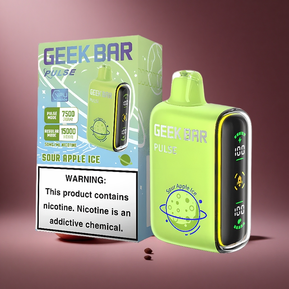 Planeten-Aroma Geek Bar Pulse 15.000 Züge Österreich Großhandel mit 16ML E-Liquid und USB Type-C