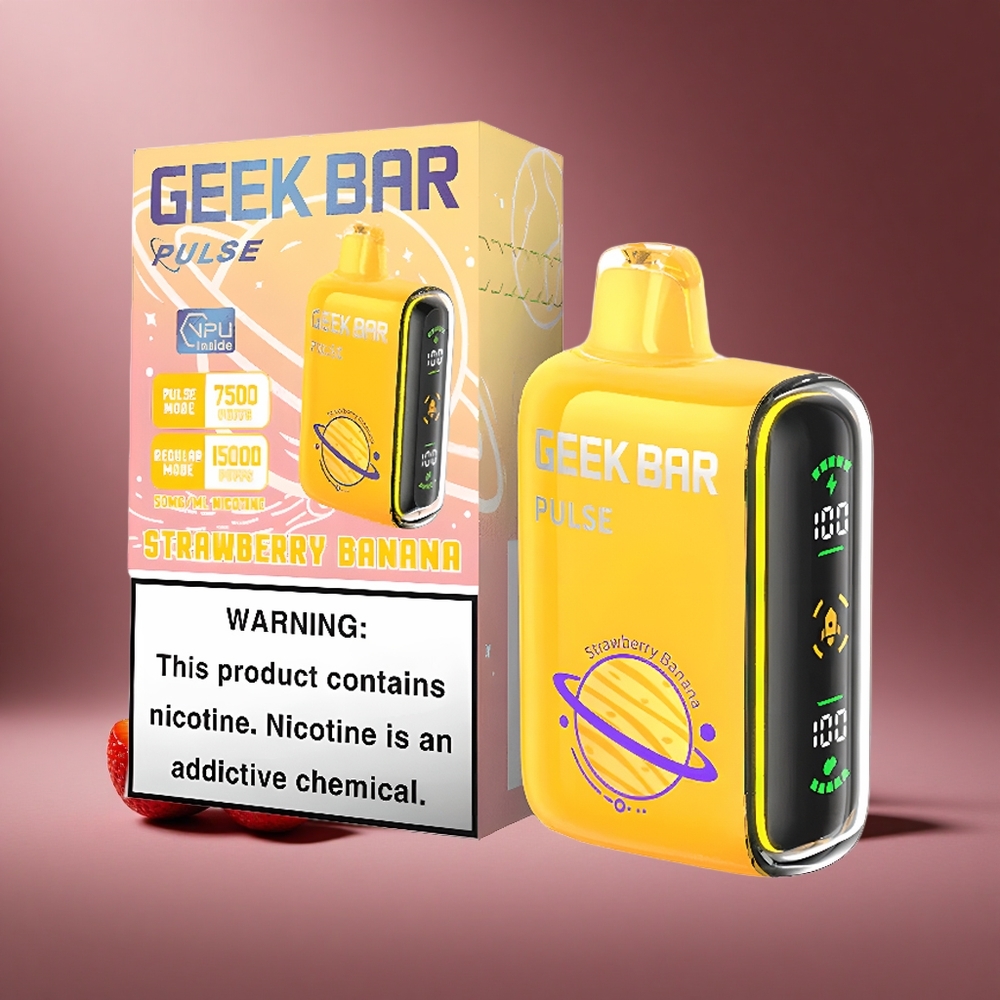 Planeten-Aroma Geek Bar Pulse 15.000 Züge Österreich Großhandel mit 16ML E-Liquid und USB Type-C