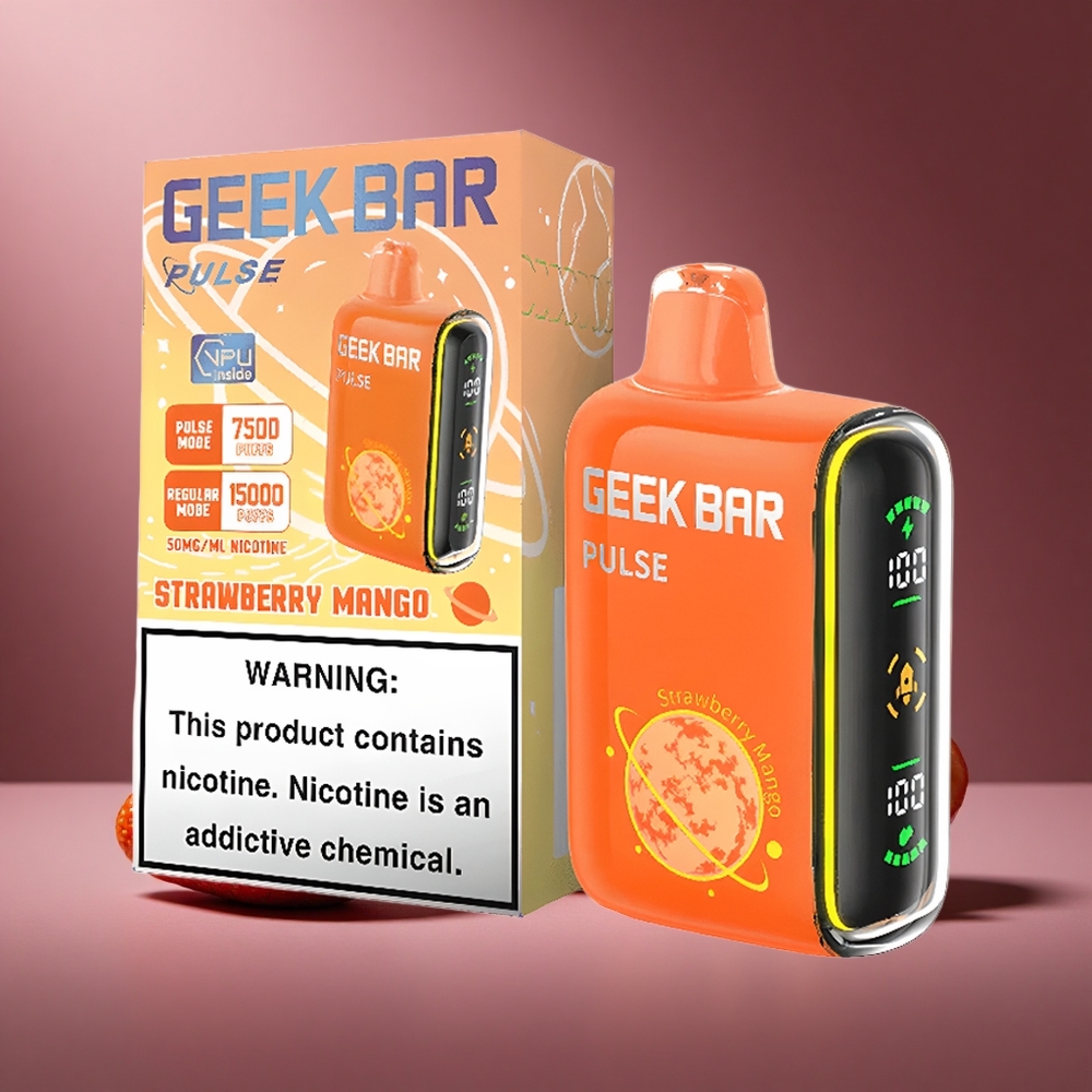 Planeten-Aroma Geek Bar Pulse 15.000 Züge Österreich Großhandel mit 16ML E-Liquid und USB Type-C