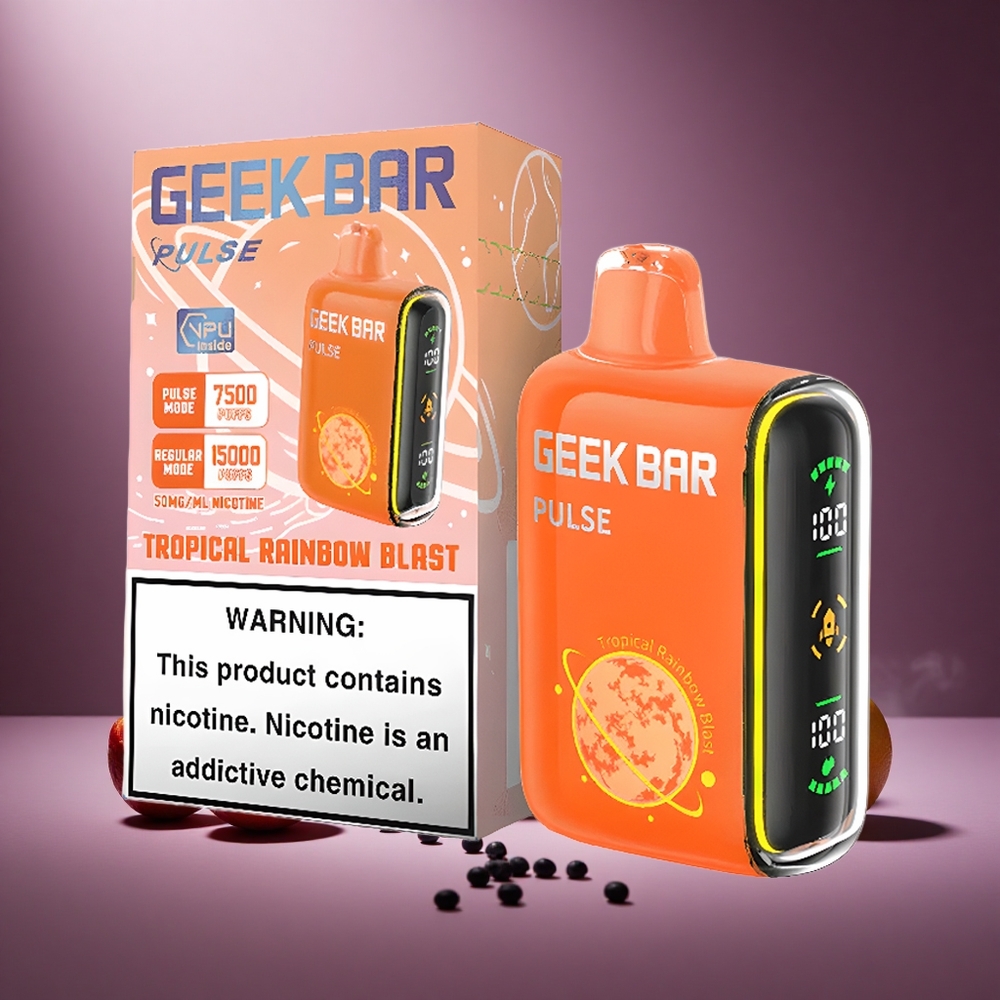 Planeten-Aroma Geek Bar Pulse 15.000 Züge Österreich Großhandel mit 16ML E-Liquid und USB Type-C