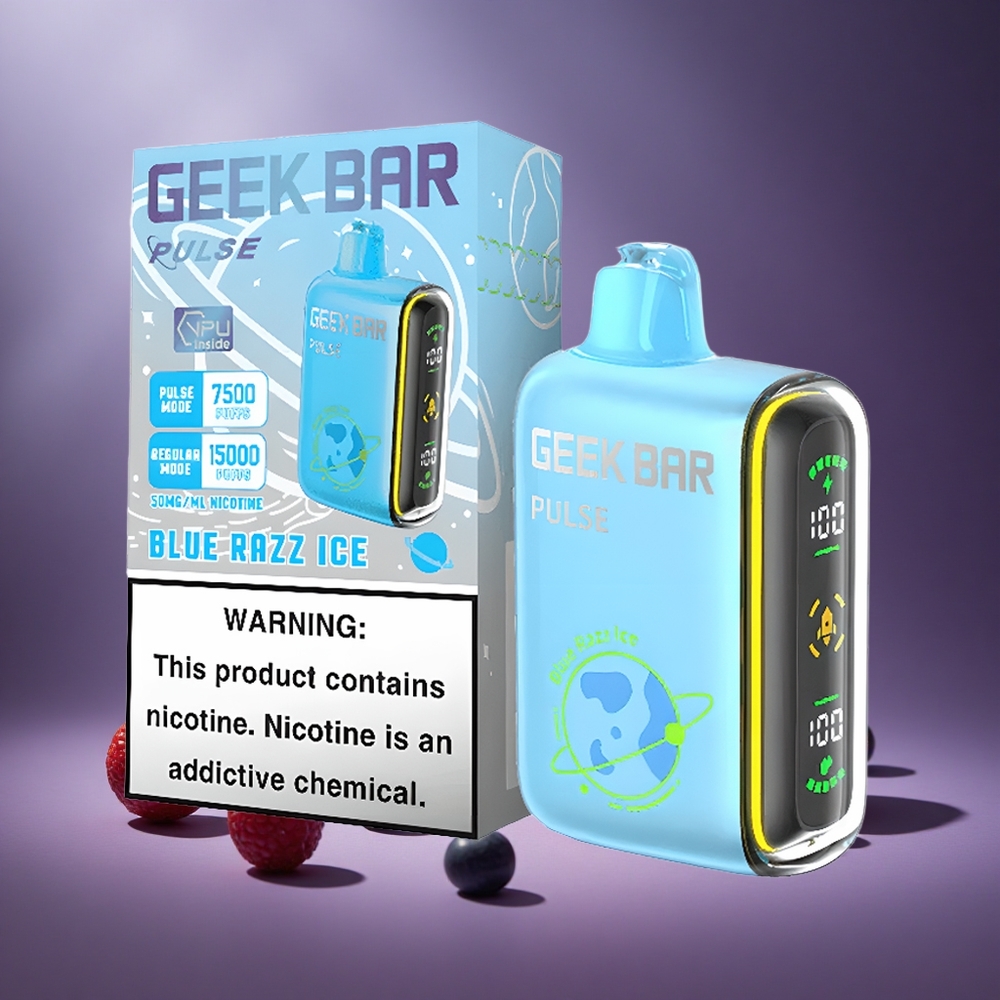 Planeten-Aroma Geek Bar Pulse 15.000 Züge Österreich Großhandel mit 16ML E-Liquid und USB Type-C