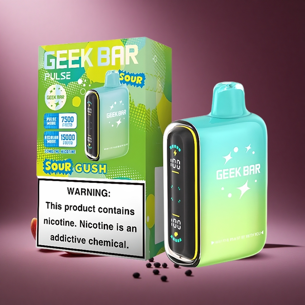 Sauer Geschmack Geek Bar Pulse 15.000 Züge Österreich Großhandel 16ML 5% Nikotin