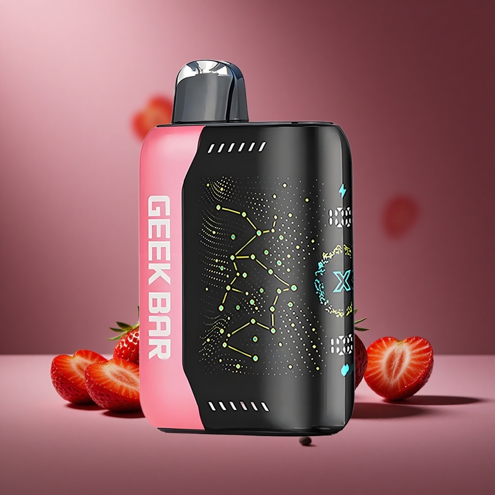 Erdbeer-Minze Geek Bar Pulse X 25000 Züge Österreich Großhandel 18mL Vorfüllung