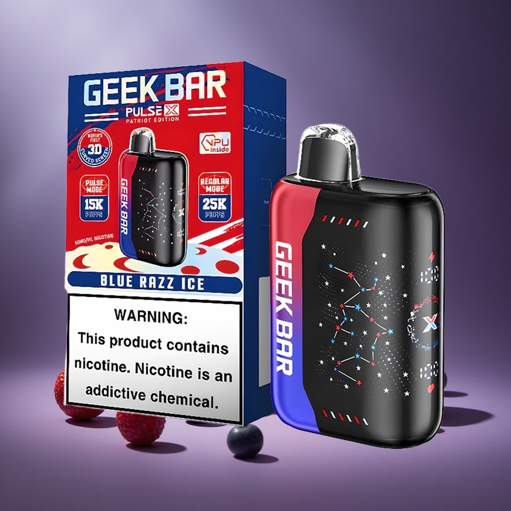 Patriot Geek Bar Pulse X 25000 Züge Österreich Großhandel 18mL Liquid & Dual Mesh Coil