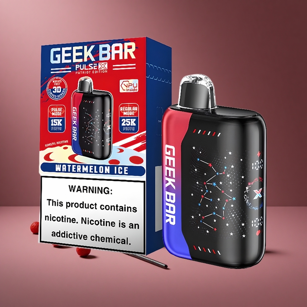 Patriot Geek Bar Pulse X 25000 Züge Österreich Großhandel 18mL Liquid & Dual Mesh Coil