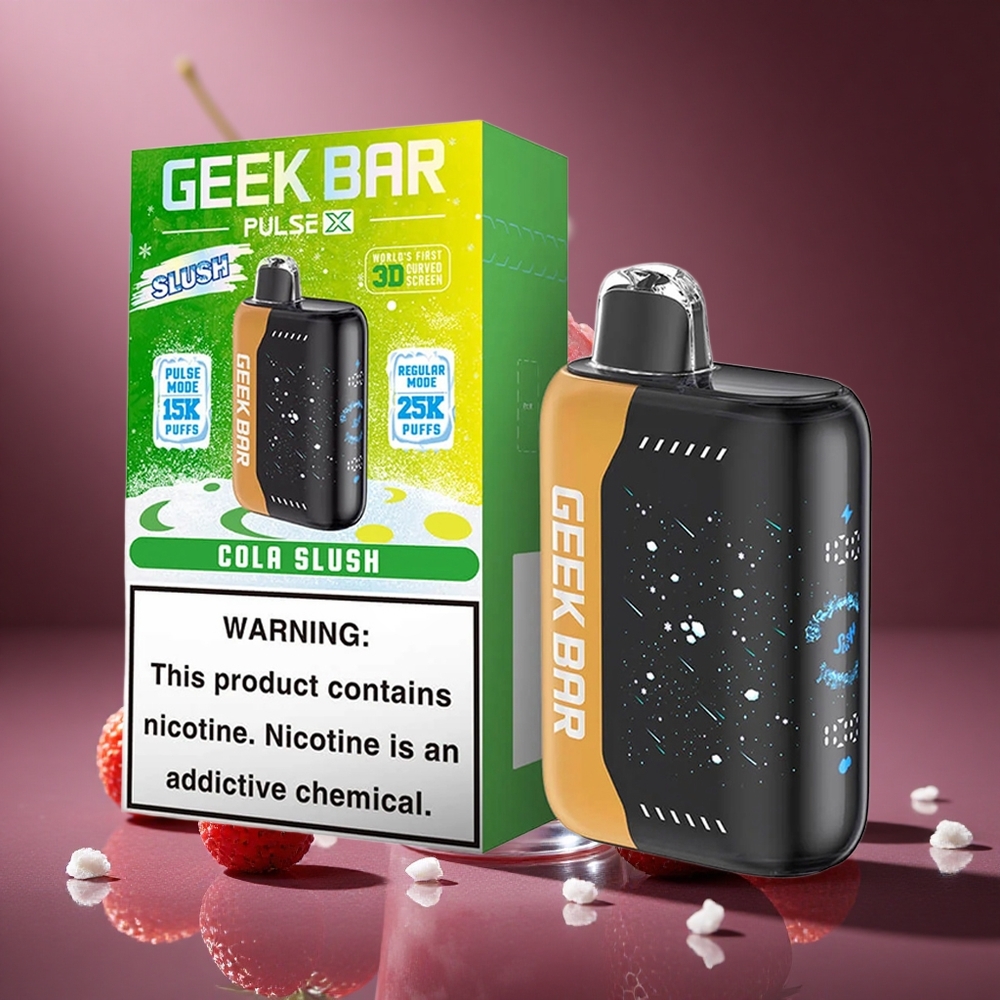 Slush-Edition Geek Bar Pulse X 25000 Puffs Österreich Großhandel mit 18mL vorgefüllter E-Liquid und Dual Mesh Coil