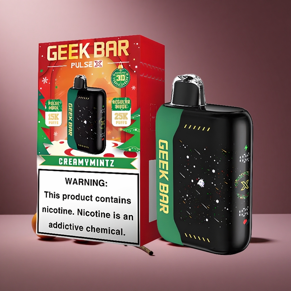 Winterbeere Geek Bar Pulse X 25000 Puffs Österreich Großhandel mit 18mL Vorfüllung & Typ-C-Ladung