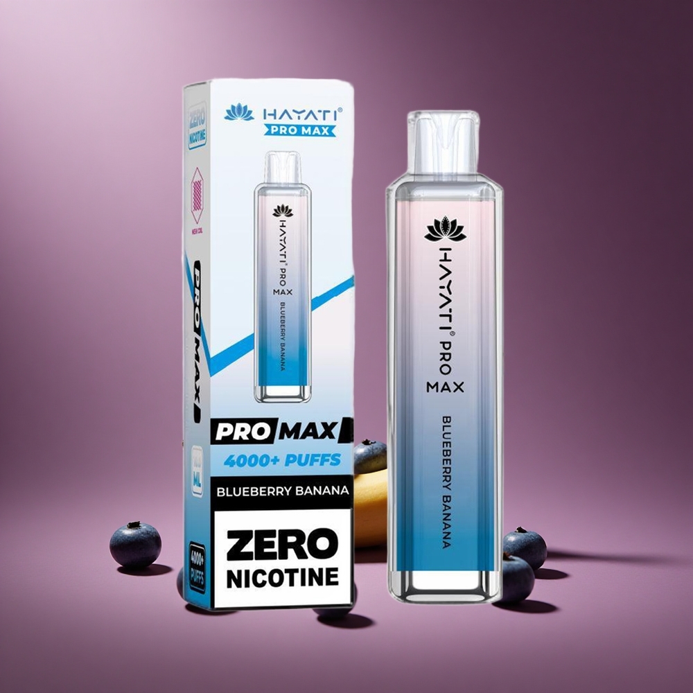 Blaubeere Banane Hayati Pro Max 4000 Züge Österreich Großhandel 1400mAh Akku