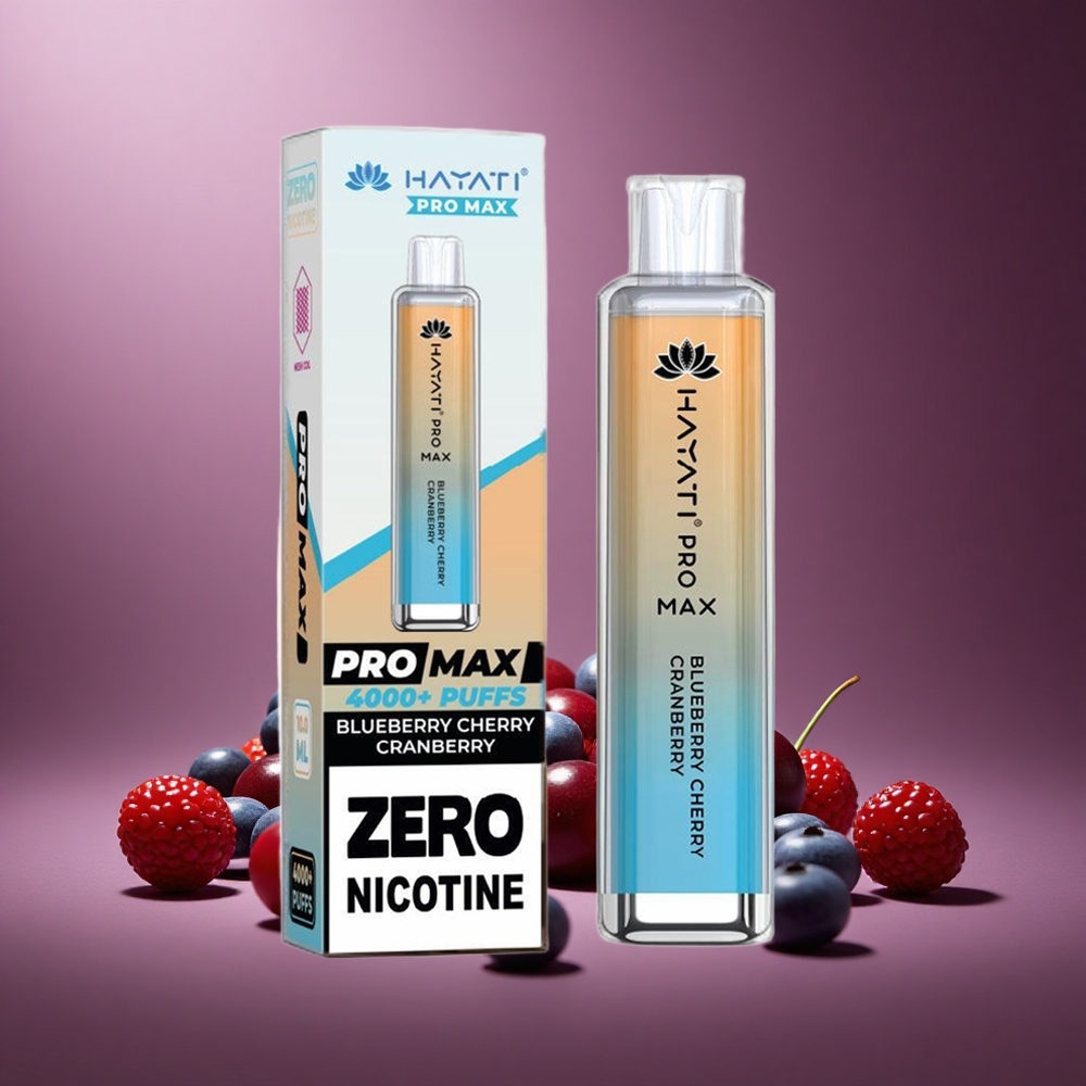 Blaubeere-Kirsche-Preiselbeere Hayati Pro Max 4000 Züge Österreich Großhandel 1400mAh Akku