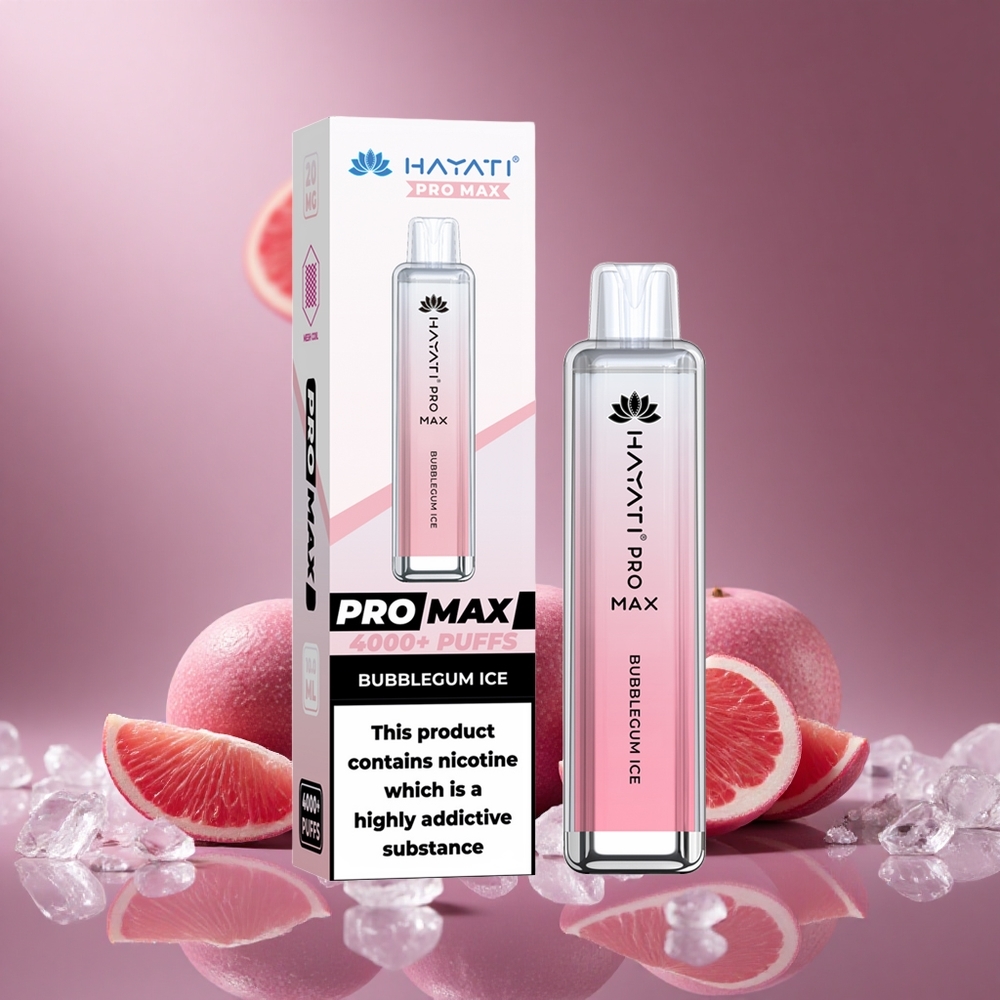 Bubblegum-Eis Hayati Pro Max 4000 Züge Österreich Großhandel Dual 1,1 Ohm Mesh Coil