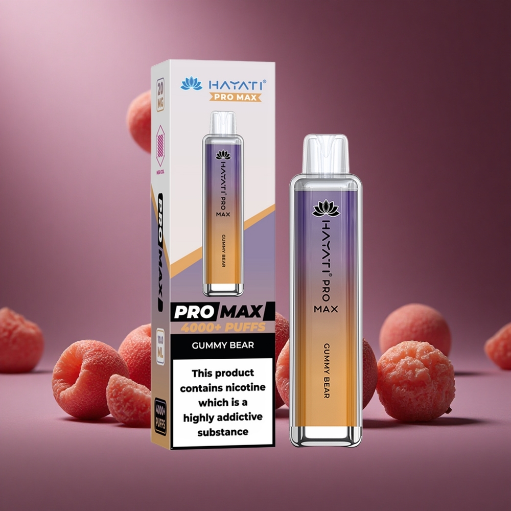 Gummibärchen Hayati Pro Max 4000 Züge Österreich Großhandel Dual 1.1 Ohm Mesh Coil
