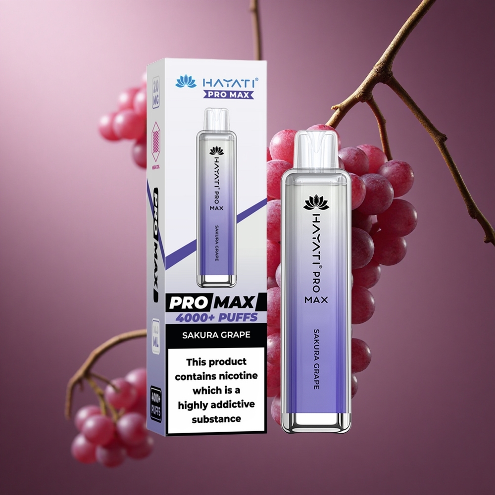 Sakura Traube Hayati Pro Max 4000 Züge Österreich Großhandel Dual 1.1 Ohm Mesh Coil