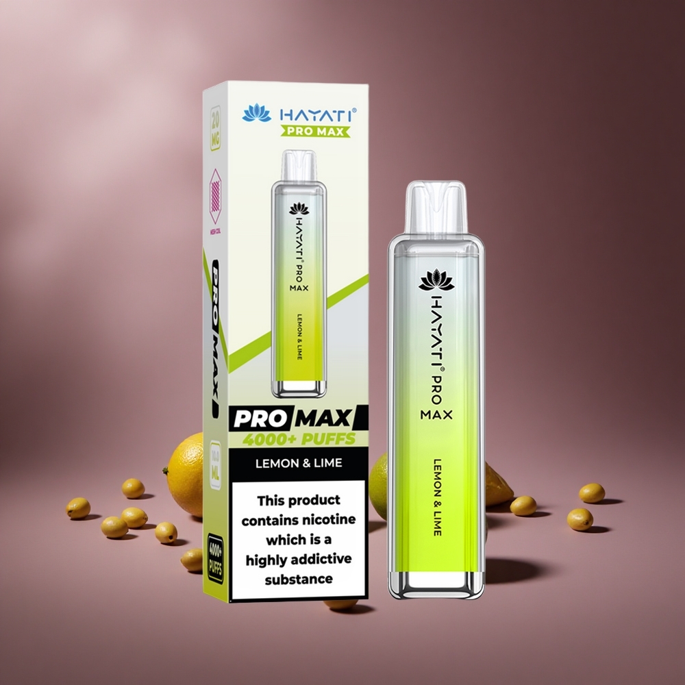 Zitrone & Limette Hayati Pro Max 4000 Züge Österreich Großhandel Dual 1.1 Ohm Mesh Coil