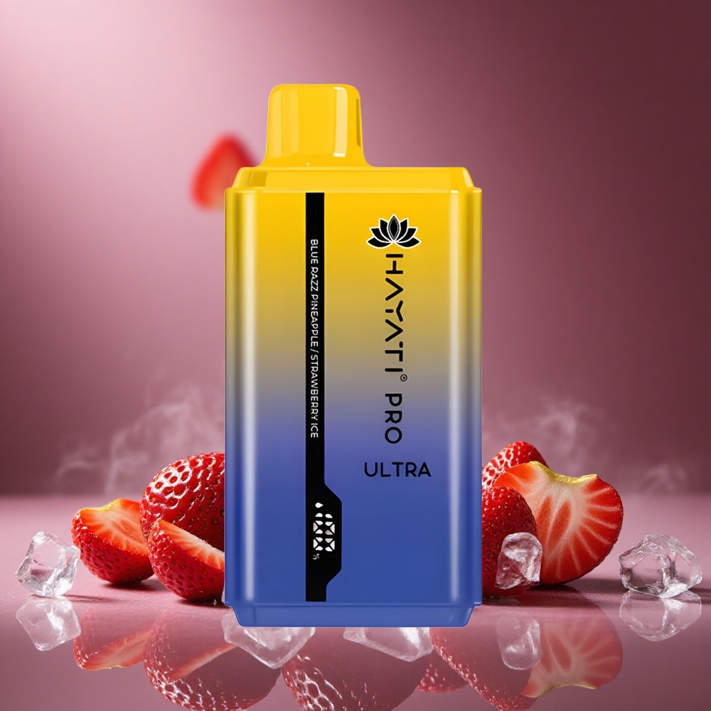 Blau-Rote Himbeere-Ananas Hayati Pro Ultra 15000 Züge Österreich Großhandel 850mAh