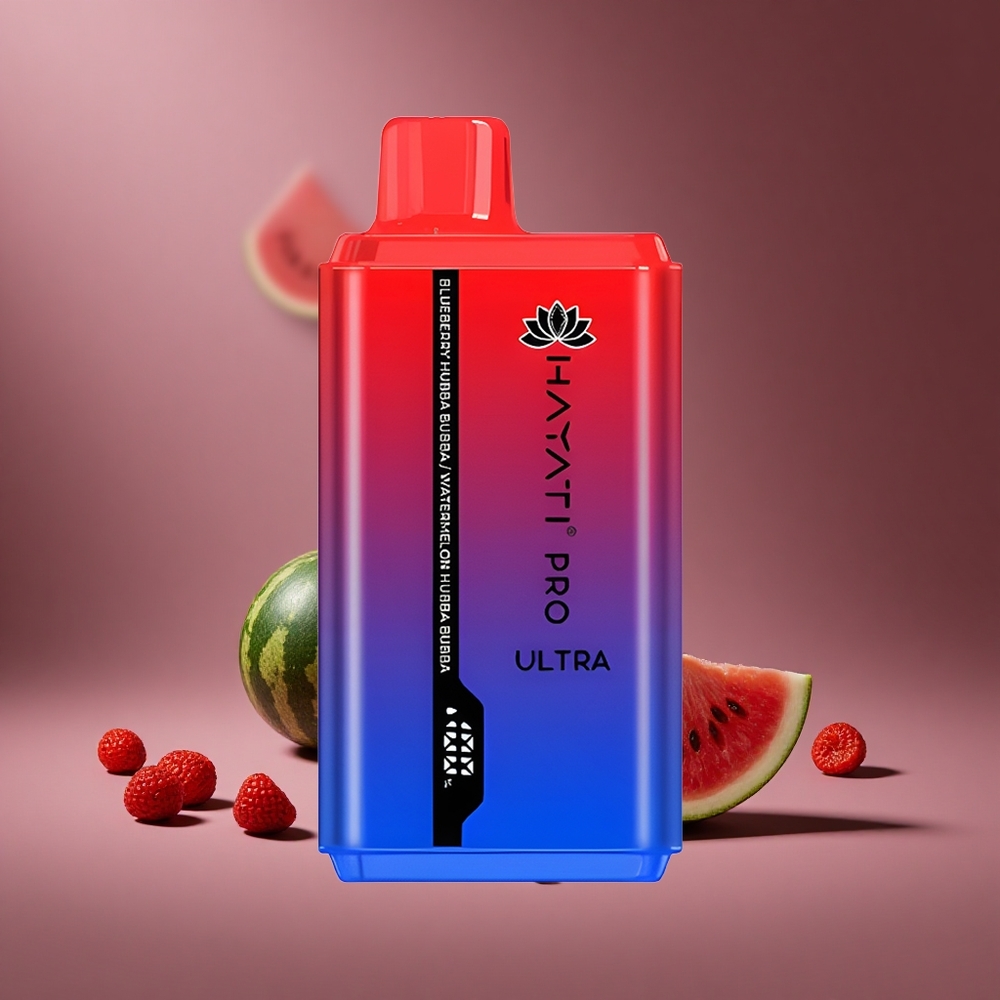 Blaubeere Hubba Bubba Hayati Pro Ultra 15000 Züge Österreich Großhandel 2 12ml E-Liquid