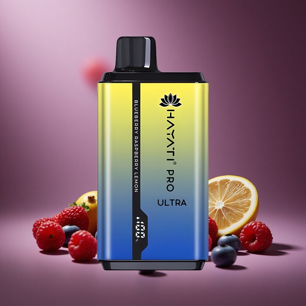 Heidelbeere Himbeere Zitrone Hayati Pro Ultra 15000 Züge Österreich Großhandel 2 12ml E-Liquid