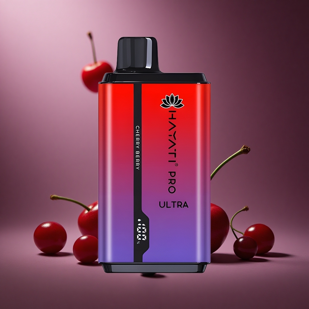 Kirsch-Beere Hayati Pro Ultra 15000 Züge Österreich Großhandel 2x12ml 2% Nikotin