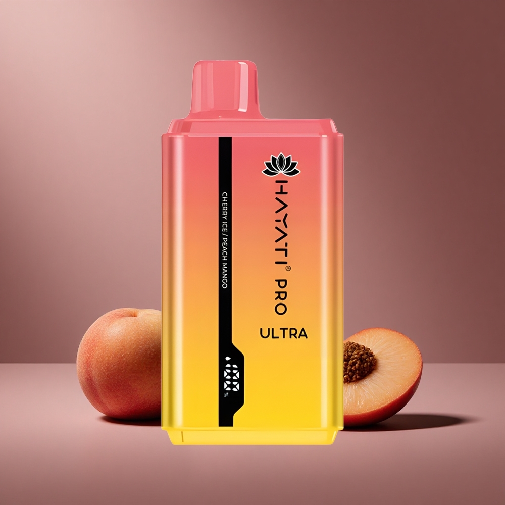 Kirsch-Eis Hayati Pro Ultra 15000 Züge Österreich Großhandel 2 12ml 2% Nikotin