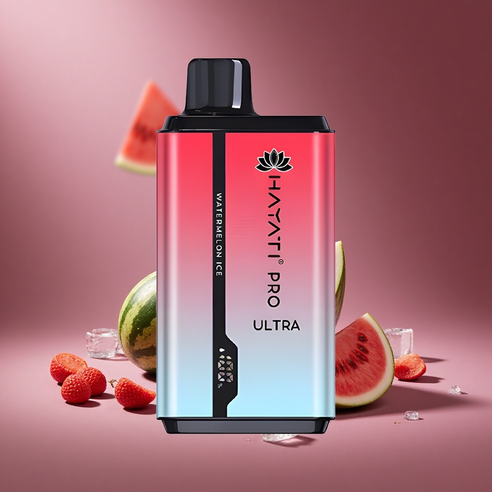 Wassermelone-Eis Hayati Pro Ultra 15000 Züge Österreich Großhandel 2 12ml E-Liquid