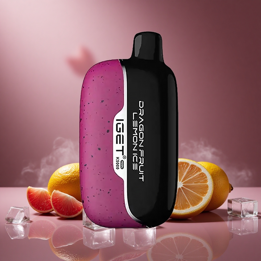 Drachenfrucht Zitrone Eis IGET Moon K5000 Puffs Österreich Großhandel 81.5 g 5000 Puffs