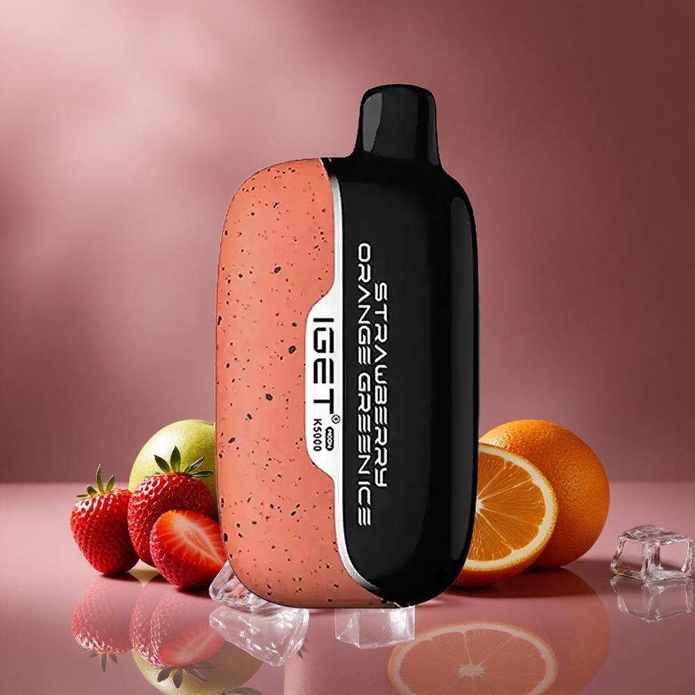 Erdbeere Orange Grünes Eis IGET Moon K5000 5000 Züge Österreich Großhandel PC Material