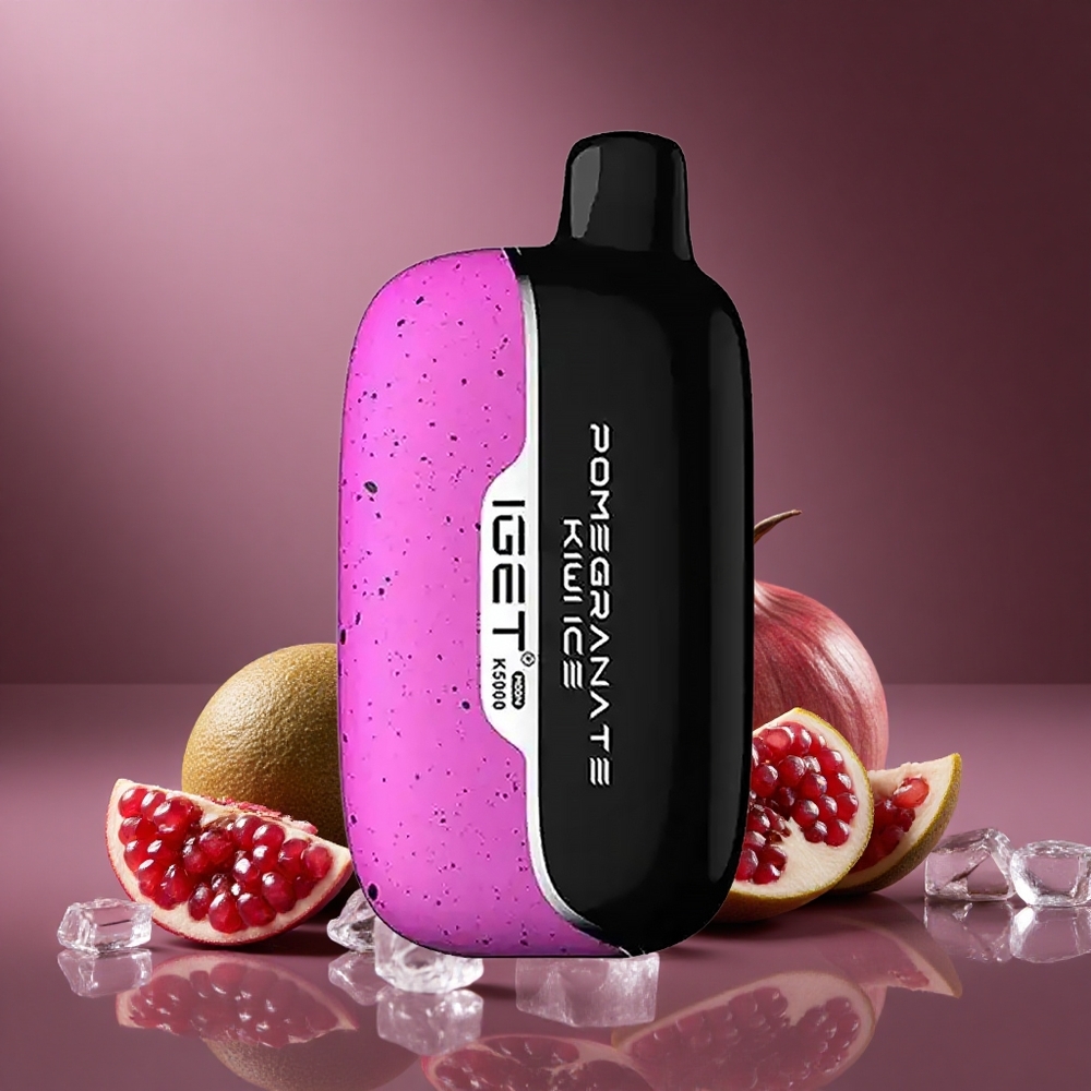 Granatapfel-Kiwi-Eis IGET Moon K5000 Puffs Österreich Großhandel 81,5 g