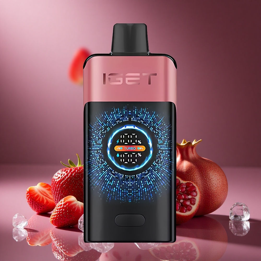 Erdbeere Granatapfel Eis IGET ONE 12000 Züge Österreich Großhandel Dual Mesh Coil 0,6 Ohm